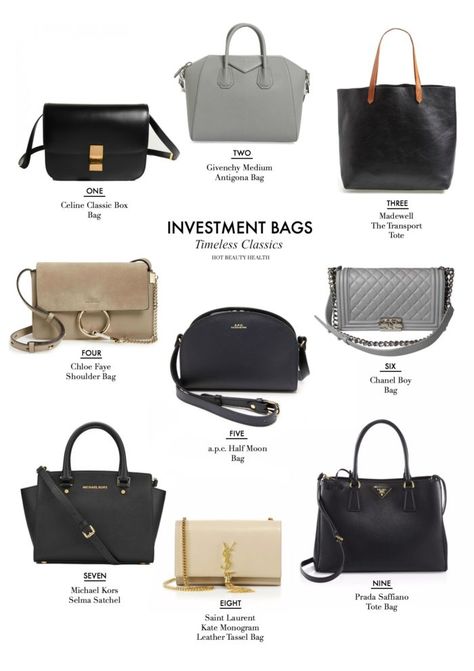 9 Classic Handbags That Are Worth The Investment - Hot Beauty Health Tas Chanel, High End Handbags, Investment Bags, Tas Bahu, Cheap Purses, Fendi Handbag, Popular Handbags, Tas Fashion, Real Real