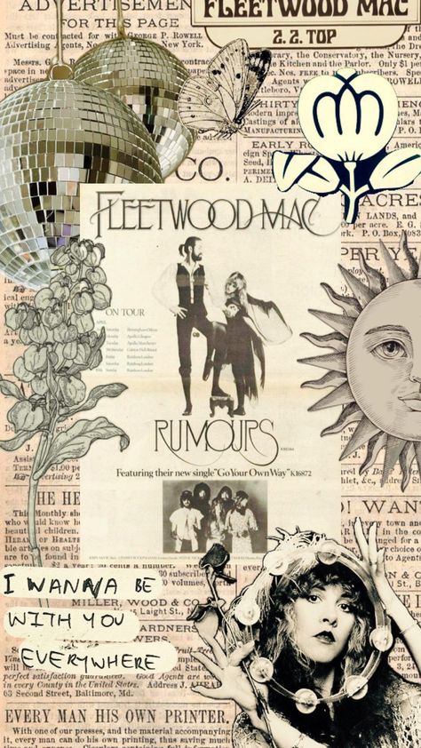 Fleet Wood Mac Aesthetic, Retro Wall Prints Aesthetic, Poster Vintage Retro Music, Stevie Nicks Background, Fleetwood Mac Phone Wallpaper, Stevie Nicks Aesthetic Wallpaper, Fleetwood Mac Wallpaper Laptop, Fleetwood Mac Prints, Fleetwood Mac Wallpaper Iphone