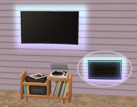 Curved Tvs, Play Sims 4, Sims 4 Cc Kids Clothing, Sims 4 Expansions, Cute Furniture, Play Sims, Sims Games, Sims 4 Cc Furniture, Tv Decor