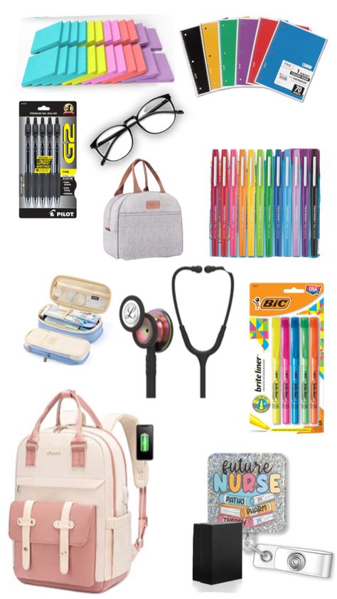 Nursing school supplies that will help you! All and more is linked! https://amzn.to/3XApxUZ Nursing School Supplies, Going Back To School, School Days, Nursing School, School Supplies, Nursing, Back To School