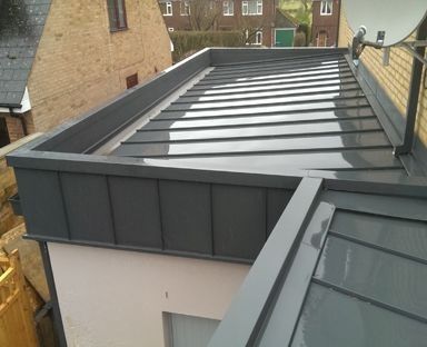 Flat Roof Design, Flat Roof Extension, Roof Cladding, Zinc Roof, Flat Roof House, House Cladding, House Roof Design, Roof Extension, Carport Designs