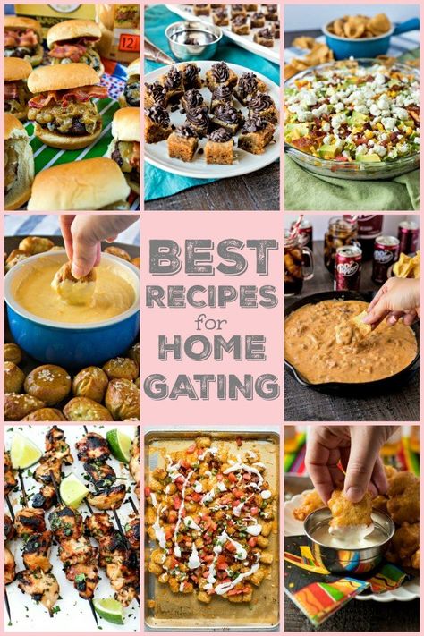 CPA: Certified Pastry Aficionado - Home Tailgate Party, Sports Food, Tailgating Recipes, Party Appetizer, Recipe Roundup, The Best Recipes, Food For A Crowd, Tailgate Party, Game Day Food