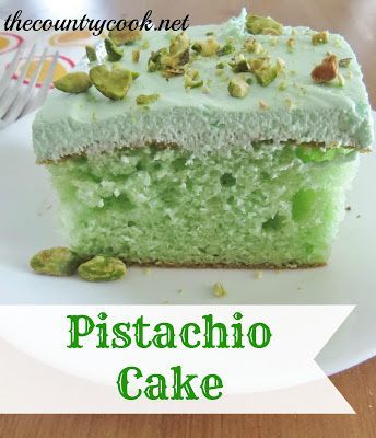 Lemon Pistachio Cake, Pistachio Pudding Cake, Pistachio Cake Recipe, Pistachio Recipes, Cake Homemade, Pistachio Pudding, Pistachio Cake, Pudding Cake, No Cook Desserts