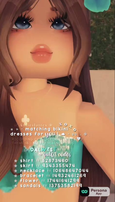 Berry Ave Swimsuit Codes, Royal High Outfits Ideas Cheap, Pic Code, Code Roblox, Pool Outfits, Girl Code, Coding Clothes, Outfit Codes, Berry Ave