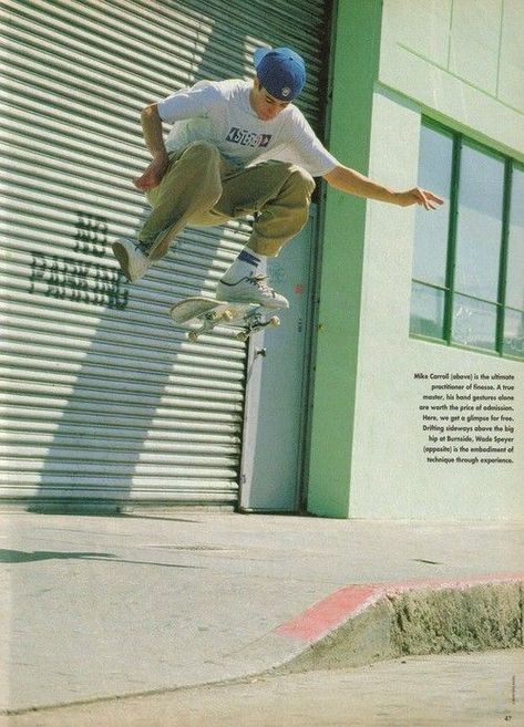 Mike Carroll, Skate Photography, Skateboard Photos, Skateboard Companies, Rap Album Covers, Skate Photos, 90s Skate, Skate And Destroy, Skateboard Photography