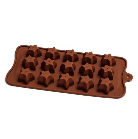 Chocolate Lollies, Candy Molds Silicone, Star Mold, Silicone Chocolate Molds, Soft Candy, Candy Jelly, Jelly Mould, Chocolate Fondant, Diy Baking