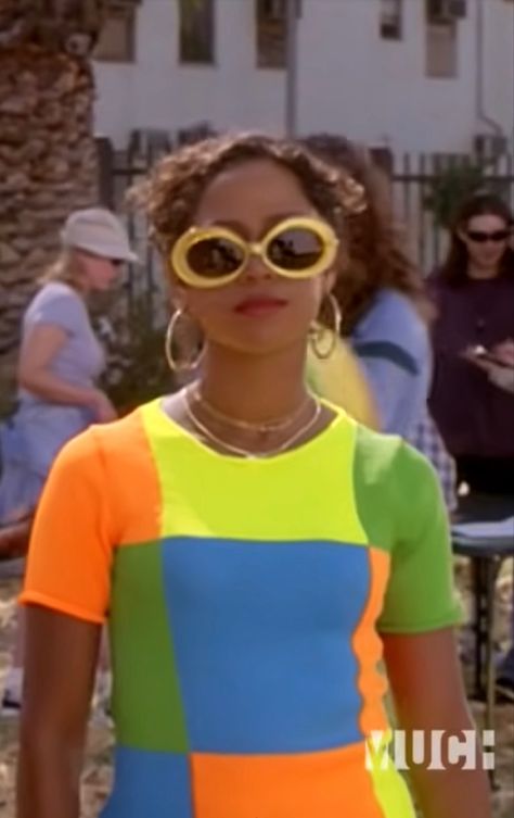 90s Color Block Outfit, Dionne Clueless, Dionne Davenport, 90s And 2000s Fashion, Stacey Dash, Color Blocking Outfits, 00s Fashion, Clueless Outfits, Fashion Vibes