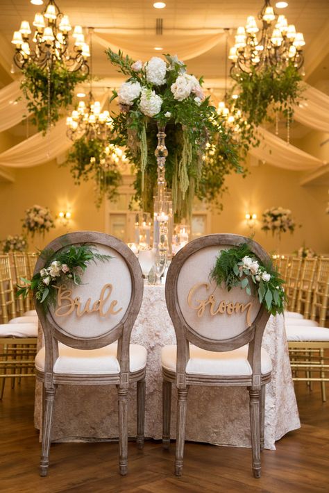 Wedding Seating For Bride And Groom, Bride And Groom Seating Receptions, Bride And Groom Chairs At Reception, Head Table Chairs Bride Groom, Bride Groom Chairs Wedding, Bride Groom Seating, Bride And Groom Seating, Bride And Groom Chairs, Pastel Pink Weddings