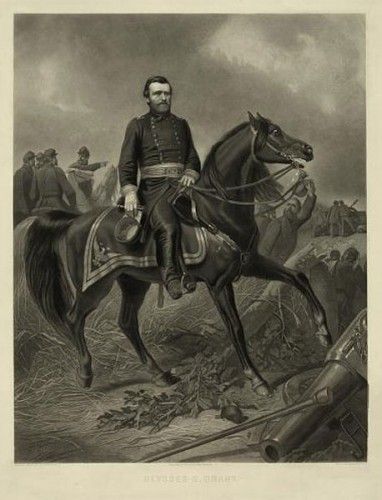 Grant on Horseback (The Library of Congress) November 30, 1864 Bottle Buddy Project, Bottle Buddy, General Grant, Ulysses Grant, Battle Of Antietam, Ulysses S Grant, Presidents Of The United States, Union Army, American Frontier