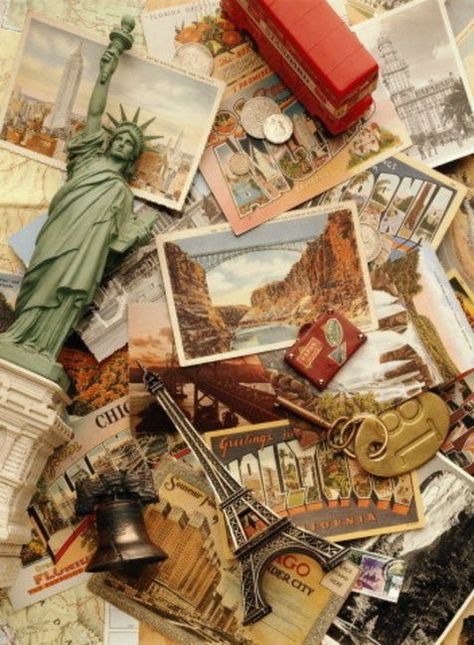 postcards and souvenirs The Statue Of Liberty, Summer Memories, Travel Souvenirs, Travel Bugs, Travel Aesthetic, Vintage Travel, Travel Quotes, Travel Around, Travel Dreams