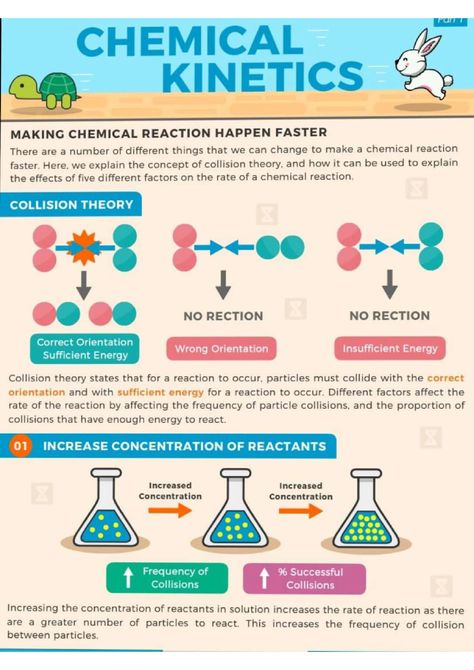 Learn about Chemical Kinetics - Chemistry Short Notes Chemistry Short Notes, Collision Theory, Chemical Kinetics, Mineral Nutrition, Redox Reactions, Human Body Facts, Short Notes, Atomic Structure, Energy Activities