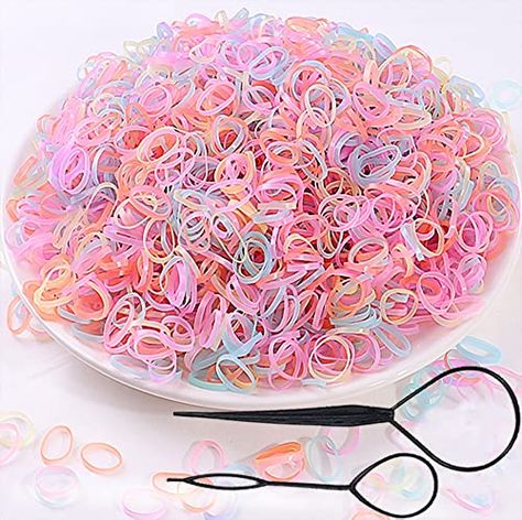 2500 PCS Hair Bands, Color Elastic Hair Band, Mini Hair Rubbers Ties for Girls Ponytail Hair Accessories, Soft Elastic Bands Non-Slip Small Hair Ties, with 2 PCS Topsy Tail Hair Tools. Check more at https://us.productsoffer.in/2500-pcs-hair-bands-color-elastic-hair-band-mini-hair-rubbers-ties-for-girls-ponytail-hair-accessories-soft-elastic-bands-non-slip-small-hair-ties-with-2-pcs-topsy-tail-hair-tools/ Topsy Tail, Ponytail Hair, Hair Bands, Hair Ties, For Girls, Tools, Elastic, Hair