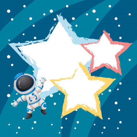 Space Party Decorations, Astronaut Illustration, Astronaut Cartoon, غلاف الكتاب, Sistem Solar, Space Icons, Moon Vector, Astronaut Birthday, Border Templates