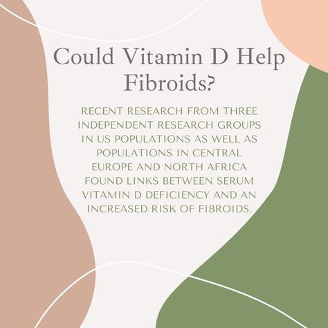 Researchers have found that vitamin D3 inhibits the proliferation of uterine fibroid cells. This has been demonstrated in both animal and in vitro studies. It’s an interesting area of research because black women are three to four times more likely to have fibroids, and they are also ten times more likely to be vitamin D deficient than white women. #fibroid #fibroids #vitamind #vitaminddeficiency #healfibroids #naturalremediesforfibroids #healingfibroids Crazy Earrings, Vitamin D Supplement, My Fitness Journey, Vitamin D Deficiency, Feminine Health, In Vitro, Pelvic Pain, Vitamin D3, Health Articles