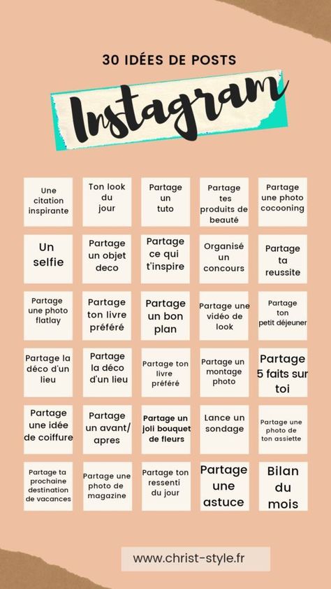 Je vous propose un programme avec 30 idées de posts pour alimenter votre profil instagram. Fini la panne d'inspiration. Lancez vous! Instagram Boost, Tarot Business, Instagram Plan, More Instagram Followers, Grow Instagram, Insta Bio, Social Media Success, How To Get Followers, Instagram Diy