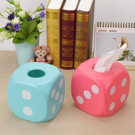 Box Creative, Makeup Accesories, Cute School Supplies, Tissue Box Cover, Paper Storage, Kawaii Room, Cute Room Decor, Tissue Box Covers, Tissue Box