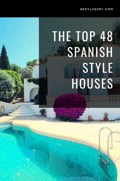 Modern Spanish Exterior Homes, Spanish Revival Home Interiors, Rustic Mediterranean Interior Design, Spanish Revival Home Exterior, Spain House Spanish Style, Spanish Mediterranean Homes Exterior, Spanish Colonial Style Homes Exterior, Spanish Exterior Homes, Modern Spanish Exterior