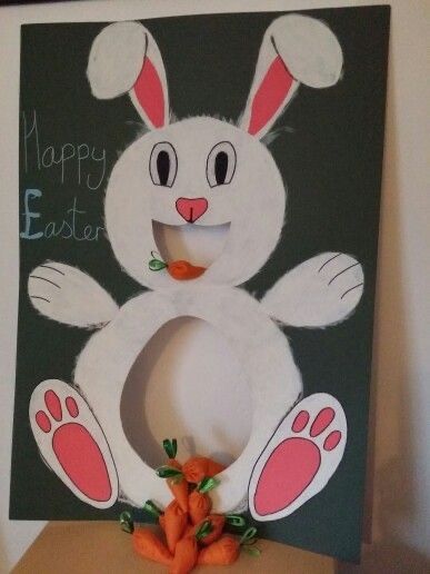 Feed The Rabbit Activity, Rabbit Activities For Preschool, Feed The Bunny Activity, Easter Bunny Activities, Easter Window Decorations, Bunny Activities, Farm Theme Preschool, Easter Party Games, Easter Baby Shower