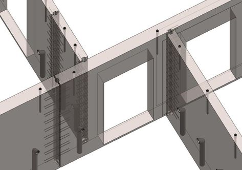 Precast Concrete House, Rebar Detailing, Prefabricated Structures, Precast Concrete Panels, Concrete Wall Panels, Shop Drawing, Modular Housing, Model Architecture, Concrete Panel