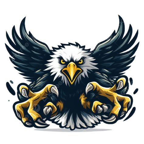 Angry Eagle, Animal Design Illustration, Eagle Illustration, Honda Talon, Eagle Vector, Eagle Mascot, Vector Trees, Card Photography, Rocky Balboa