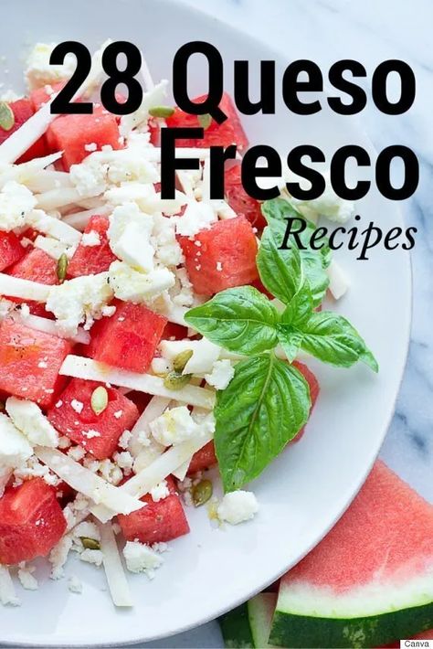 Fresco Cheese Recipes, Queso Fresco Recipe Dinners, Queso Fresco Recipe, Fresco Cheese, Queso Fresco Cheese, Queso Dip Recipes, Queso Recipe, Side Items, Bacon And Egg Casserole