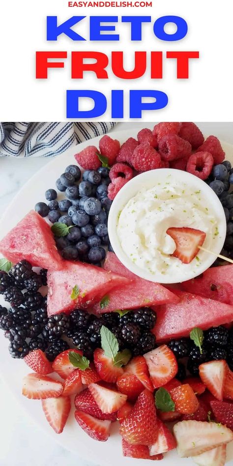 Fruit Dip Keto, Keto Fruit Dip With Cream Cheese, Low Cal Fruit Dip, Sugar Free Fruit Dip, Low Carb Fruit Dip, Low Carb Fruit Salad, Keto Fruit Dip, Keto Fruit Salad, Cream Cheese Fruit Dip Recipe