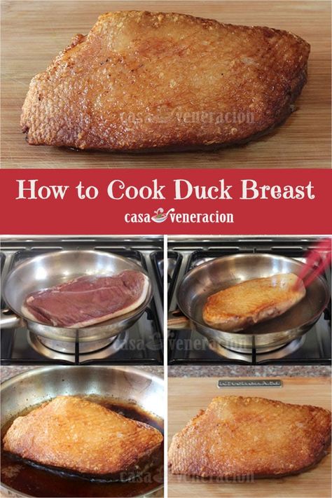 Cooking Duck Breast, How To Cook Duck Breast, Wild Duck Recipes, Duck Breast Recipes, How To Cook Duck, Roasted Duck Recipes, Roasted Duck Breast, Duck Breast Recipe, Kfc Chicken Recipe