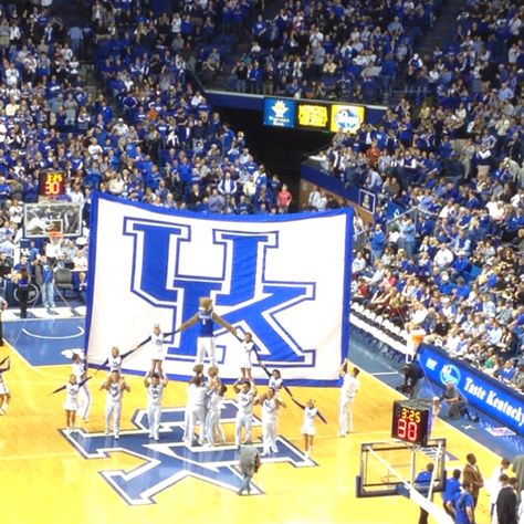 UK University Of Ky, Kentucky Sports, Basketball Tickets, Kentucky Wildcats Basketball, College Cheerleading, Uk Basketball, Kentucky Girl, Basketball Photos, Big Blue Nation