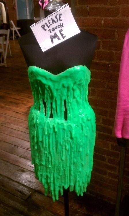 slime dress Dnd Deity, Slime Costume, Insane Fashion, Green Fur Coat, Space Grunge, Inspiring Artwork, Green Fur, Clothing Design Sketches, Bubble Skirt