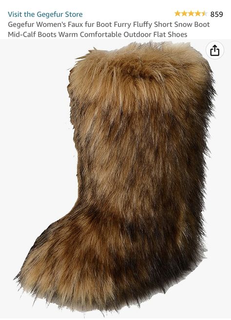 Knee High Sandals, Fur Snow Boots, Amazon Clothes, Faux Fur Boots, Snow Boot, Fall Wear, Take Two, Clothing Stores, Fur Boots