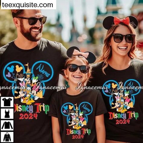 Custom Disney 2024 Family Vacation Shirt, Family Trip 2024 T-shirt, Personalized Family Matching Outfit, Magic Kingdom,Mickey Friends Shirts Check more at https://teexquisite.com/product/custom-disney-2024-family-vacation-shirt-family-trip-2024-t-shirt-personalized-family-matching-outfit-magic-kingdom-mickey-friends-shirts/ Friends Shirts, 2024 Family, Disney 2024, Disney Outfit, Family Vacation Shirts, Matching Outfit, Family Trip, Disney Trip, Vacation Shirts