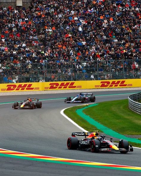 DHL Motorsports on Instagram: "It's race day in Spa! 🏁 #DHLF1 #F1 #Formula1 #BelgianGP" Belgian Grand Prix, Race Day, F 1, Baseball Field, Grand Prix, Formula 1, Belgium, Motorsport, Spa