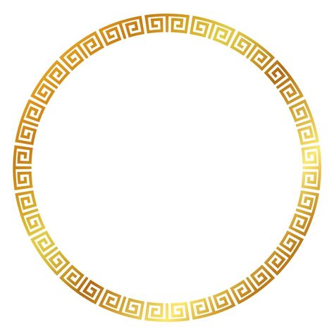 Vector golden circle frame for certifica... | Premium Vector #Freepik #vector #luxury-circle #golden-frame #gold-frame #gold-border Gold Frame Circle, Frame For Certificate, Greek Circle, Golden Circle Frame, Gold Circle Frames, Circle Borders, Circle Frame, Golden Frame, Golden Circle