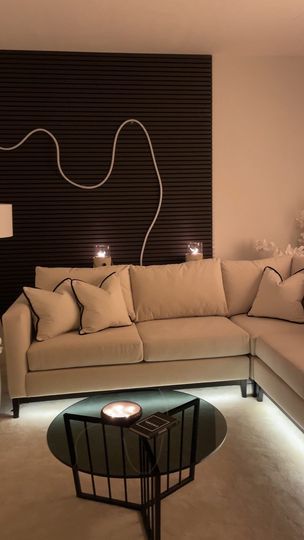 1.6M views · 70K reactions | The ultimate living room hack✨ Transform your living room using LED lighting under your sofa to create a magical, ambient glow in your home💡 Get the look with our Harmony Sofa range☁️ | Rowen | asamavgz · Original audio Harmony Sofa, Living Room Hacks, Room Hacks, Luxury Lamps, Mood Light, Room Inspiration Bedroom, Cozy Living Rooms, Room Aesthetic, Recessed Lighting