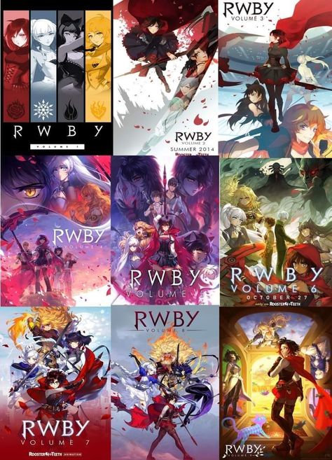 Rwby Poster, Rwby Wallpaper, Rwby Bumblebee, Rwby Volume, Rwby Blake, Fantasy Craft, Red Like Roses, Rwby Ships, Team Rwby