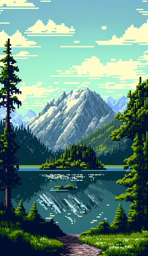 Outdoorsy Phone Wallpaper, Pixel Nature Wallpaper, Pixel Phone Background, 8bit Wallpaper Iphone, Pixeled Wallpaper, Pixel Art Wallpaper Aesthetic, 8 Bit Art Wallpaper, 8bit Art Pixel, 16 Bit Wallpaper