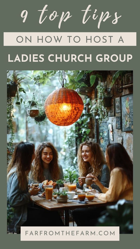 How to Host a Ladies Church Group Ladies Group Ideas, Ideas For Ladies Fellowship, Church Ladies Night Ideas, Church Small Group Ideas, Womens Ministry Ideas, Church Outreach Ideas, Women Small Group, Womens Ministry Events, Christian Women's Ministry