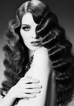 Glamourous deep wave/wavy fabulous hairstyle Finger Wave Hair, Hollywood Hair, Editorial Hair, Finger Waves, Hair Styles 2014, Hair Shows, Hair Pictures, Ginger Hair, Hair Art