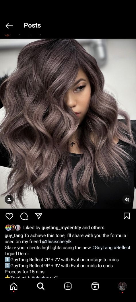 Guy Tang Hair Color Formulas, Guy Tang Hair Color, Fall Haircolor, Guy Tang Hair, Color Formulas, Hair Color Formulas, Guy Tang, Collagen Powder, Haircut And Color