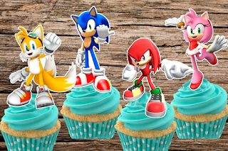 Sonic The Hedgehog Cupcake Toppers, Sonic Birthday Party Ideas, Hedgehog Birthday Party Ideas, Monster High Cupcakes, Sonic The Hedgehog Birthday Party, Hedgehog Cupcake, Sonic Birthday Party, Sonic Birthday Parties, Hedgehog Birthday