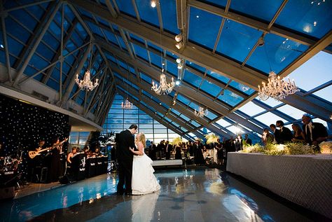 Adler Planetarium Wedding Reception by Adler Planetarium, via Flickr Planetarium Wedding, Adler Planetarium, Illinois Wedding Venues, Wedding Transportation, Michigan Wedding Venues, Chicago Wedding Venues, Inexpensive Wedding Venues, Beautiful Wedding Venues, Unique Wedding Venues