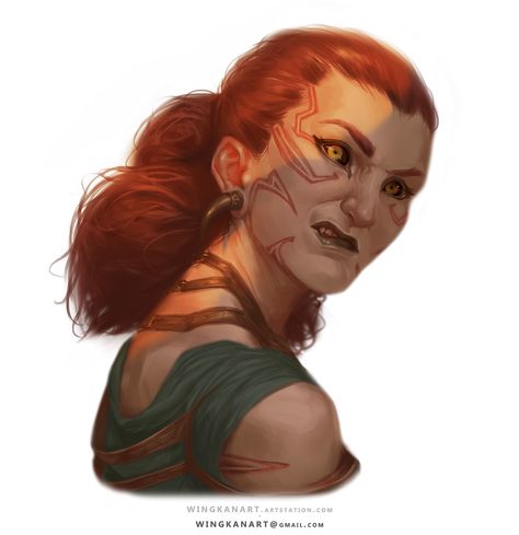 Ravenloft Characters, Shifter Dnd, Facial Portrait, Female Tiger, Dnd Npc, Pathfinder 2e, Pathfinder Character, Fantasy Portraits, Fantasy Races