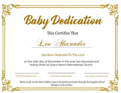 Baby Dedication Certificate, Baby Dedication, Online Ads, The Twenties, Let It Be, Quick Saves, Design