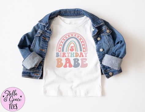 Birthday Babe Shirt Girls 5th Birthday Shirt Turning Five Years Old 5th Birthday Party Rainbow Birthday Tshirt Fifth Birthday Shirt Boho Rainbow Birthday Shirt, Birthday Party Rainbow, Girls 3rd Birthday, 2nd Birthday Shirt, Babe Shirt, Birthday Babe, 1st Birthday Shirts, Boho Tees, Girl 2nd Birthday