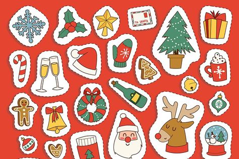 Christmas icons symbols for greeting card symbols vector winter celebration design Merry christmas symbols holidays winter decoration icons. Hand drawn New Year greeting card christmas symbols. Icons Hand Drawn, Card Symbols, Christmas Symbols, Handmade Journals Diy, Vector Symbols, Winter Celebration, Celebration Design, Xmas Sticker, New Year Illustration