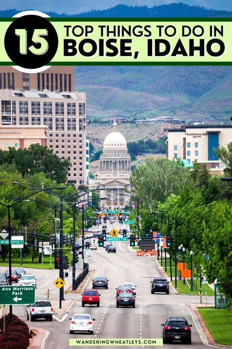 Planning a Idaho vacation? Discover the 15 best Things To Do in Boise Idaho, including top attractions, outdoor adventures, plus family-friendly activities in Boise! I places to go in Idaho I USA travel I Boise attractions I Boise parks I murals in Boise I things to do in Idaho I attractions in Boise I where to eat in Boise I travel in Boise I Idaho travel guide I Boise tours | Idaho tours I Boise vacation I Boise events I Idaho events I Boise wineries I Boise travel tips I #Boise #USA #Idaho Boise Idaho Travel, Boise Idaho Things To Do In Fall, Things To Do Idaho, Boise Idaho Things To Do In Winter, Things To Do Boise Idaho, What To Do In Boise Idaho, Downtown Boise Idaho, Living In Idaho, Boise Idaho Things To Do In