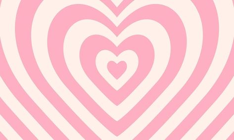 Concentric Hearts, Preppy Backgrounds, Y2k Background, Girly Design, Pinterest Logo, Cute Illustration, Pink Heart, Background Images, Vector Art