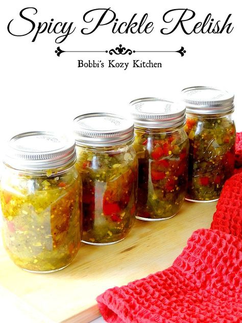 Spicy Pickle Relish, Cucumber Relish Recipes, Pickle Relish Recipe, Pickled Beet Salad, Hot Pepper Relish, Cucumber Relish, Spicy Pickle, Jalapeno Relish, Quick Vegetarian Recipes