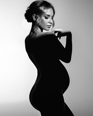 Pregnancy Photo, Maternity Poses, Monica Bellucci, Pregnancy Shoot, Pregnancy Photos, Backless Dress, High Neck Dress, Photography, On Instagram