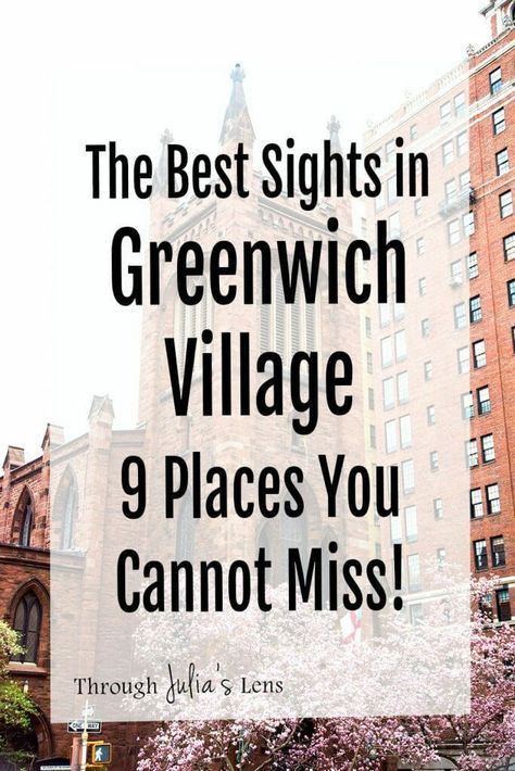 The Best Sights in Greenwich Village: 9 Places You Cannot Miss! Things To Do In Greenwich Village Nyc, Greenwich Village Behr, Nyc Xmas, Greenwich Village Nyc, Nyc March, New York House, Winter Nyc, York Christmas, New York City Vacation